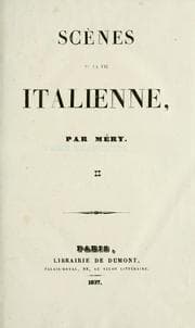 Tapa de Scènes de la vie italienne