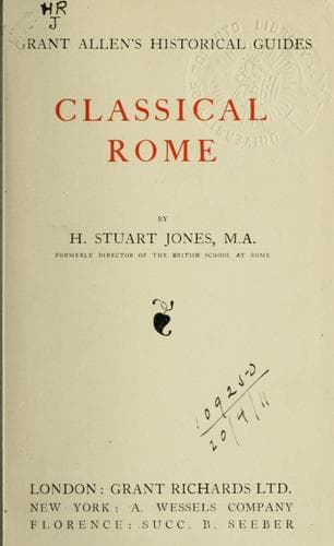 Tapa de Classical Rome