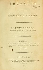 Tapa de Thoughts upon the African slave trade