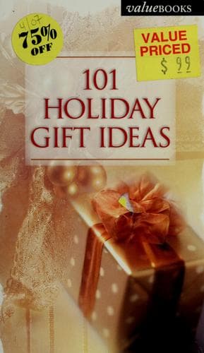 Tapa de 101 Holiday Gift Ideas (Valuebooks)