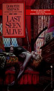 Tapa de Last seen alive