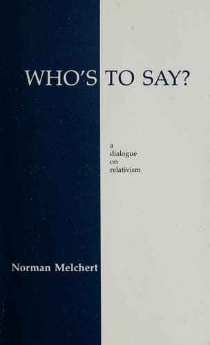 Tapa de Who's to say?