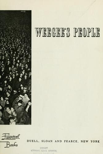 Tapa de Weegee's people
