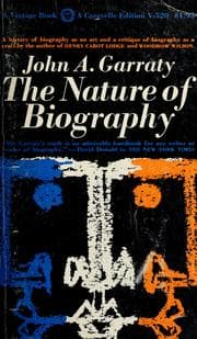Tapa de The nature of biography