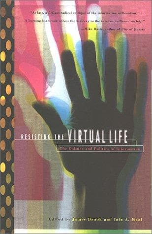 Tapa de Resisting the Virtual Life