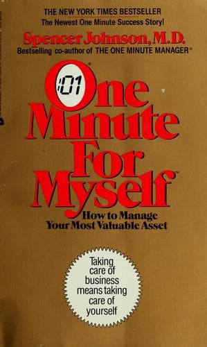 Tapa de One Minute for Myself