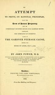 Tapa de An attempt to prove, on rational principles, that the term of human pregnancy may be considerably extended beyond nine calendar months