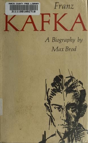 Tapa de Franz Kafka, a biography.