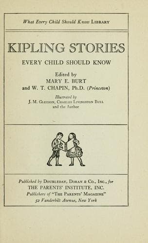 Tapa de Kipling stories every child should know