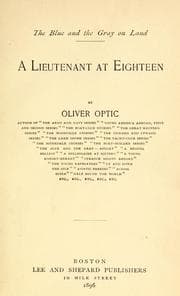 Tapa de A lieutenant at eighteen