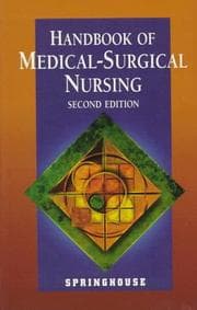 Tapa de Handbook of medical-surgical nursing
