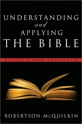 Tapa de Understanding and applying the Bible