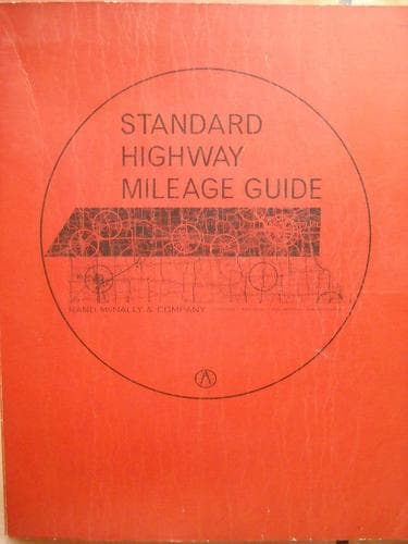 Tapa de Standard Highway Mileage Guide
