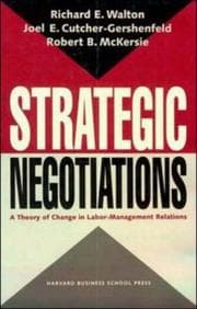 Tapa de Strategic negotiations