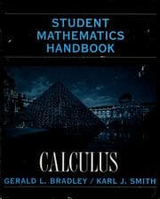 Tapa de Student Mathematics Handbook and Integral Table for Calculus