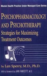 Tapa de Psychopharmacology and psychotherapy