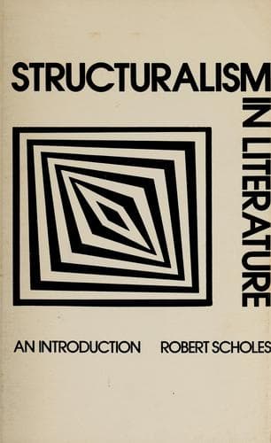 Tapa de Structuralism in literature