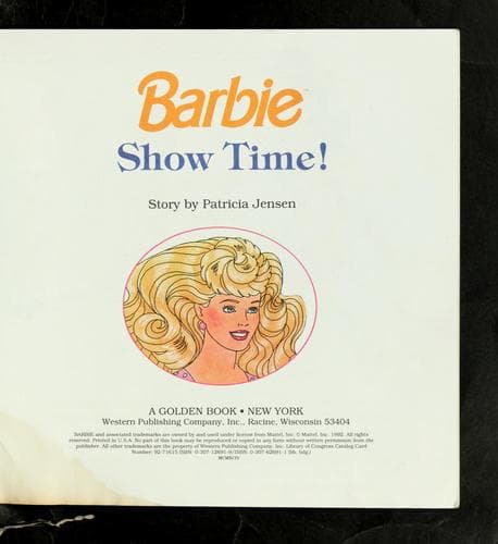 Tapa de Barbie show time!