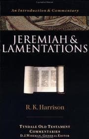Tapa de Jeremiah and Lamentations (Tyndale Old Testament Commentaries)