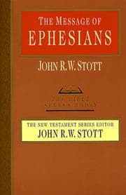 Tapa de The Message of Ephesians (The Bible Speaks Today)