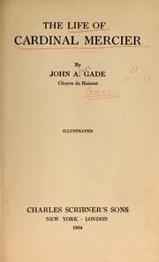 Tapa de The life of Cardinal Mercier