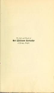 Tapa de Historie of the life and death of Sir William Kirkaldy, of Grange, knight