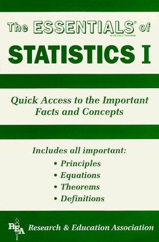 Tapa de The Essentials of Statistics I (Essentials)