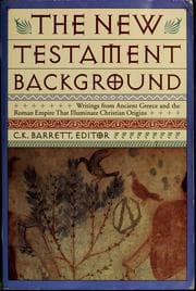 Tapa de The New Testament background