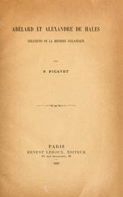 Tapa de Abélard et Alexandre de Hales