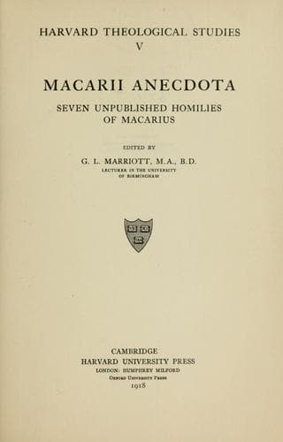 Tapa de Macarii anecdota