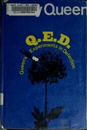 Tapa de Q.E.D.: Queen's experiments in detection