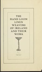 Tapa de The hand loom linen weavers of Ireland and their work