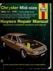 Tapa de Chrysler mid-size front wheel drive