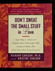 Tapa de Don't sweat the small stuff in love
