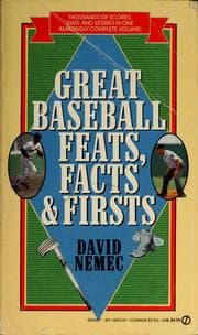 Tapa de Great baseball feats, facts, & firsts