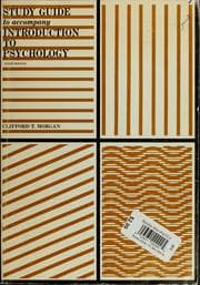 Tapa de Study guide to accompany Introduction to psychology