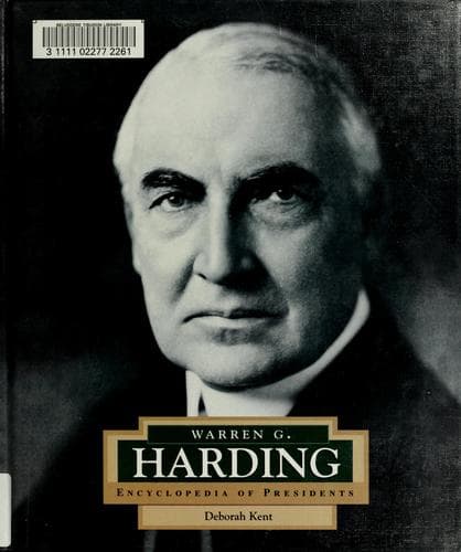 Tapa de Warren G. Harding
