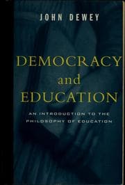 Tapa de Democracy and education