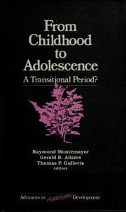 Tapa de From childhood to adolescence