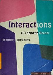Tapa de Interactions