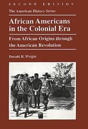 Tapa de African Americans in the colonial era