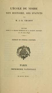 Tapa de L'école de Nisibe