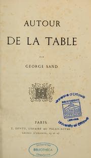Tapa de Autour de la table