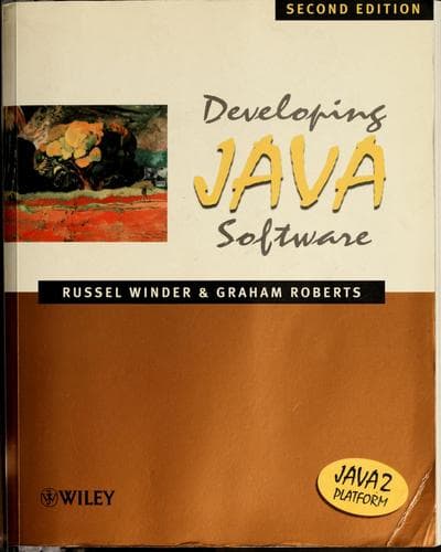Tapa de Developing Java software