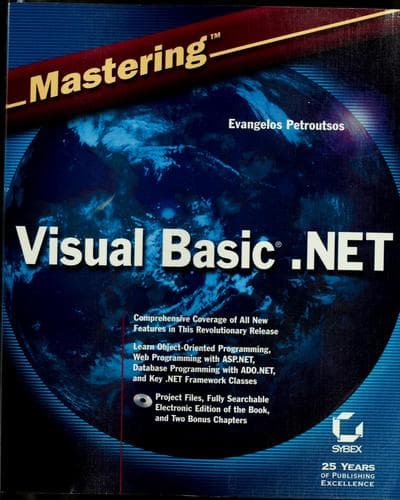 Tapa de Mastering Visual Basic .NET