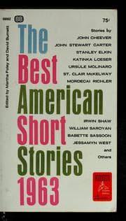 Tapa de The Best American Short Stories 1963
