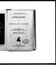 Tapa de Astronomy for schools and colleges
