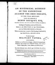 Tapa de An historical account of the expedition against the Ohio Indians, in the year MDCCLXIV