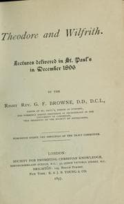 Tapa de Theodore and Wilfrith