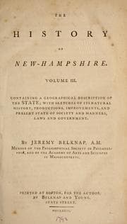 Tapa de The history of New-Hampshire